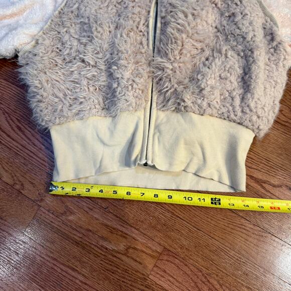 Free People FP One “Aurora” Faux Fur Mixed Media Jacket – Women’s Large - Picture 11 of 11